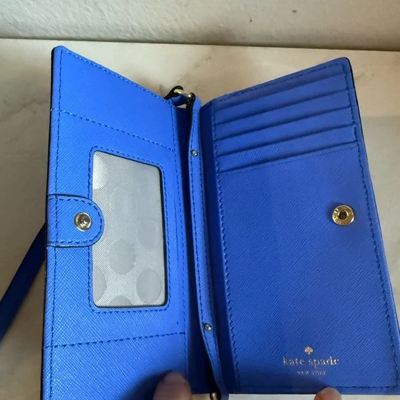 Kate Spade Royal Blue Crossbody Wallet - Picture 6 of 6